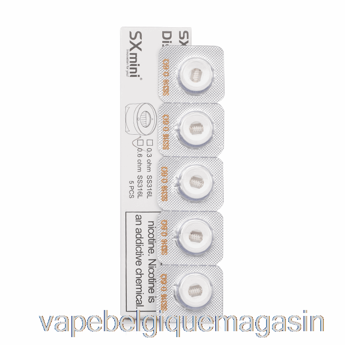Vape Shop Bruxelles Bobines De Remplacement Yihi Sx Nano Ada Bobines 0,6ohm